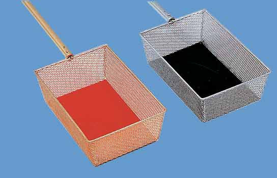Collection Basket, Nickel, Rigid Handle
