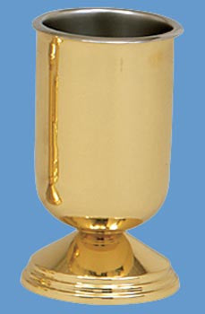 Vase, EACH, Brass with Liner
