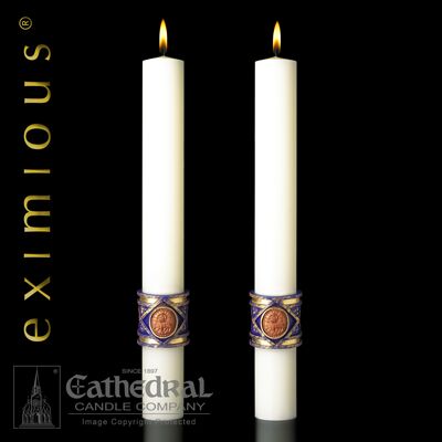 eximious Complementing Altar Candles Lilium