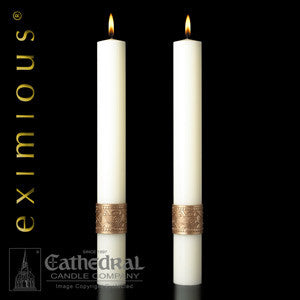 eximious Complementing Altar Candles Cross of Erin