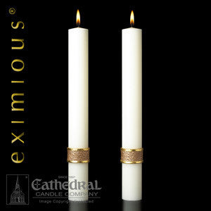 eximious Complementing Altar Candles Evangelium