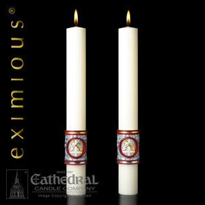 eximious Complementing Altar Candles Upon This Rock