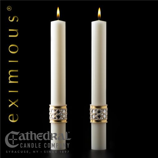 eximious Complementing Altar Candles Merciful Lamb