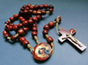 Mary Undoer of Knots wood rosary