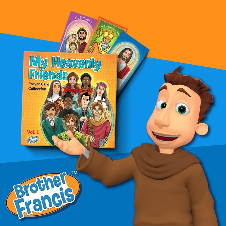 My Heavenly Friends Prayer Card Collection - Set of 70 [Brother Francis]