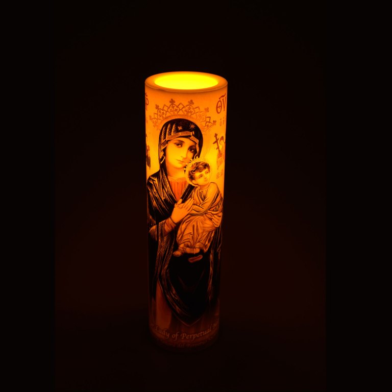 LED Candle – Our Lady of Perpetual Help