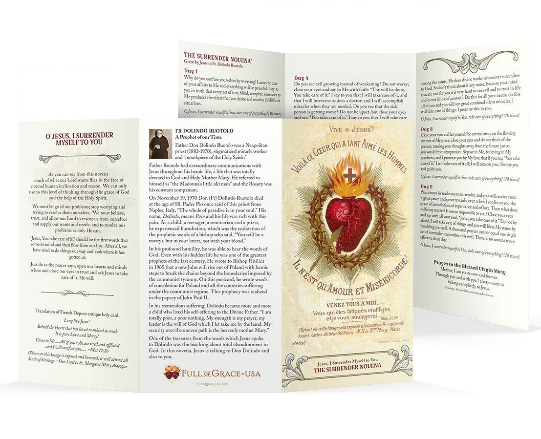 Surrender Novena Pamphlet (English)