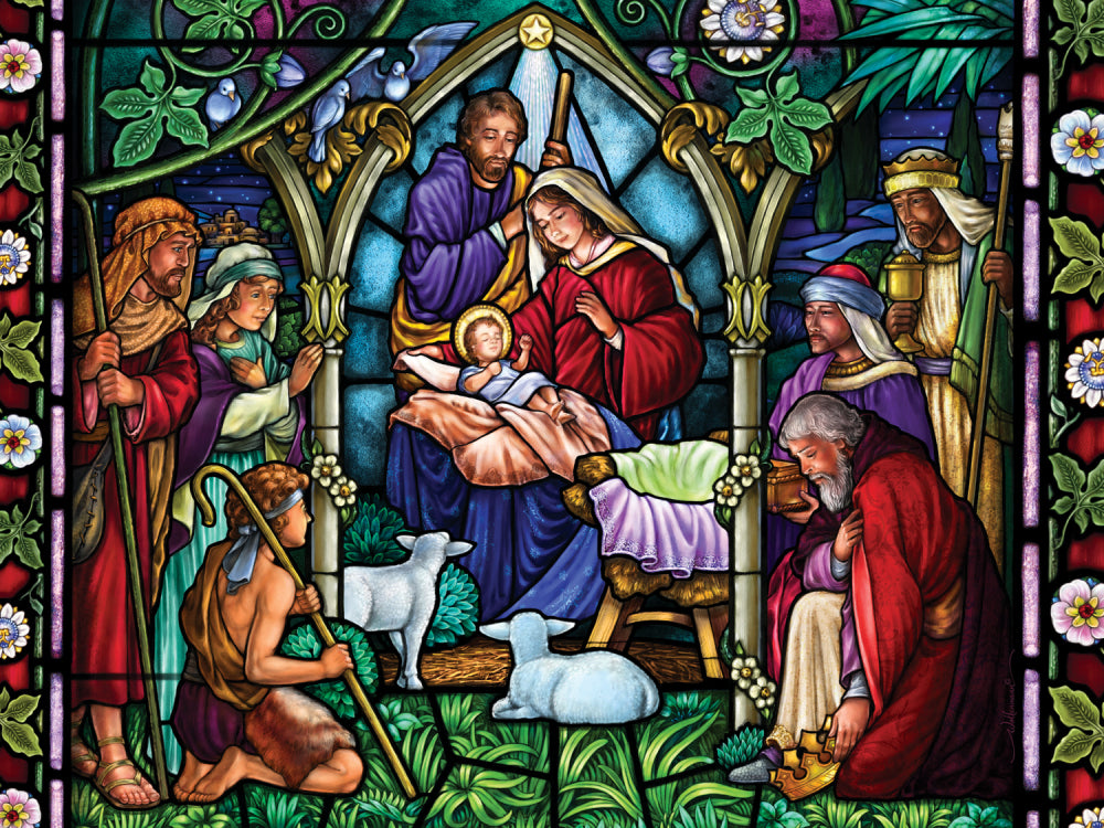 Evening Nativity Christmas Jigsaw Puzzle 550 pieces